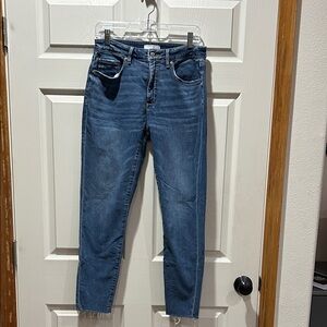 LOFT Curvy Skinny Ankle Jeans